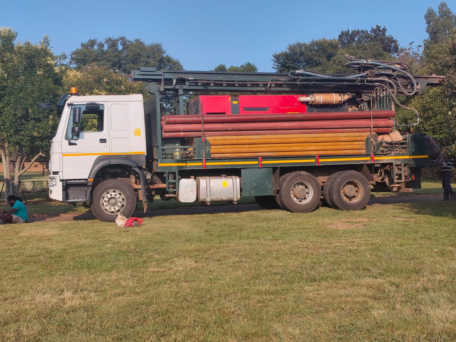 Marz Borehole drilling rig truck